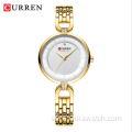 Curren Women's Watch Luxury Brand Fashion Stainless Steel Wristwatches Ladies Black Female Clock 2020